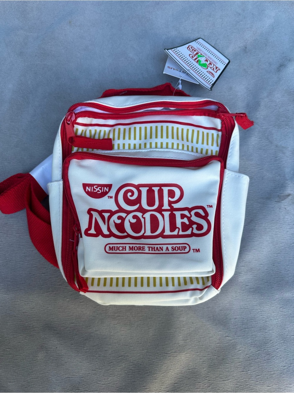 ISSI Cup Noodles White & Red Mini Backpack
